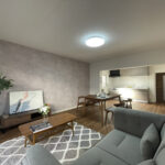 ソファもダイニングもすっきり収まる、広々LDK!(内装) ソファもダイニングもすっきり収まる、広々LDK!(内装)